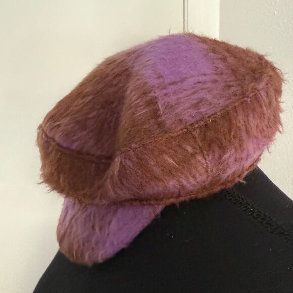 NWOT -Free People Upstate Wool Cadet Cap Pink/Rose - One Size - Picture 4 of 9